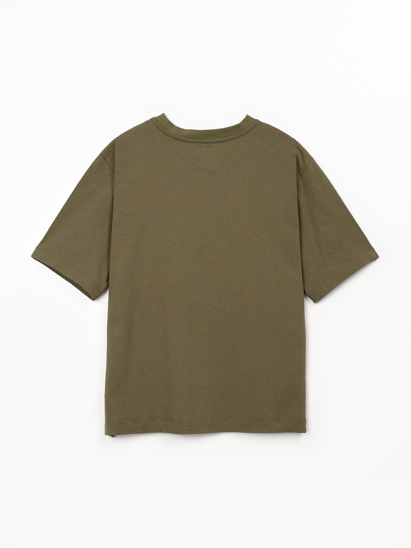 T-shirt em mistura de algodão orgânico e reciclado
