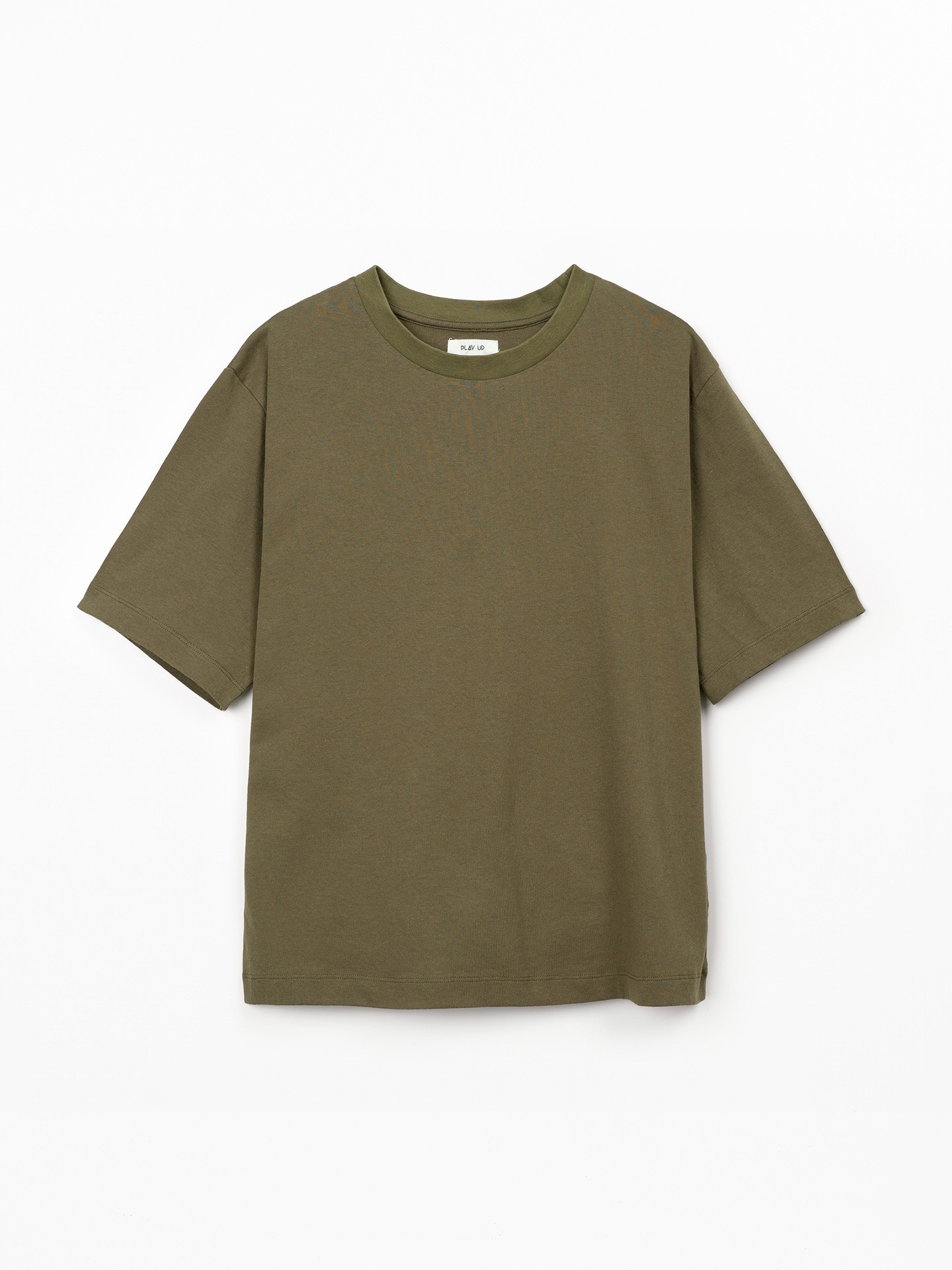 T-shirt em mistura de algodão orgânico e reciclado