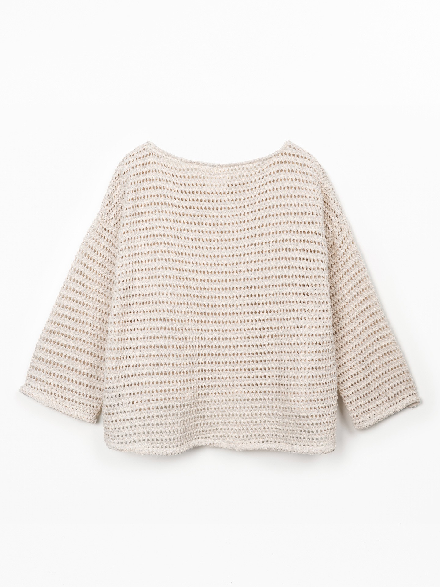 Camisola de malha com algodão reciclado