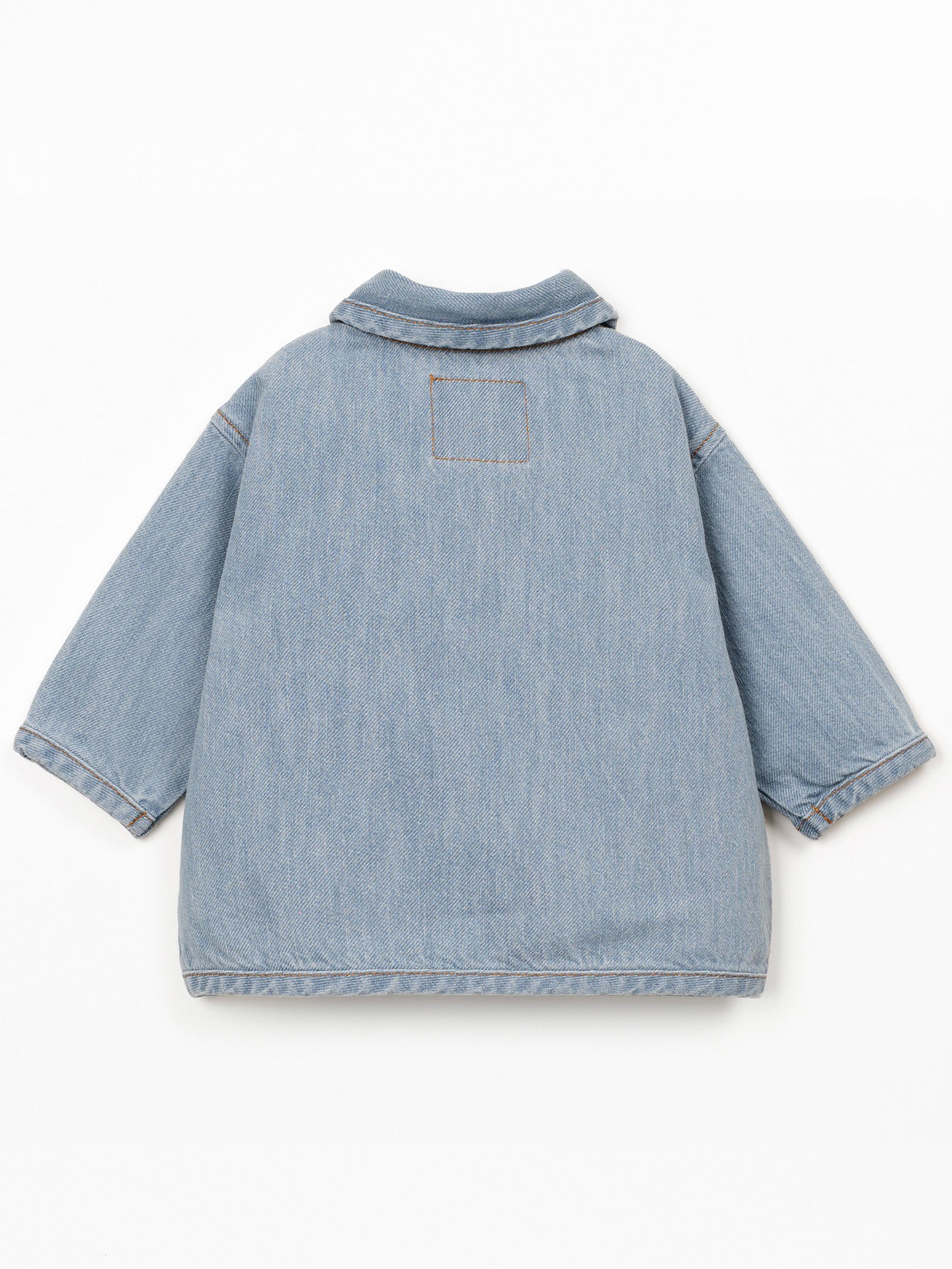 Giacca in denim con bottoni in cocco