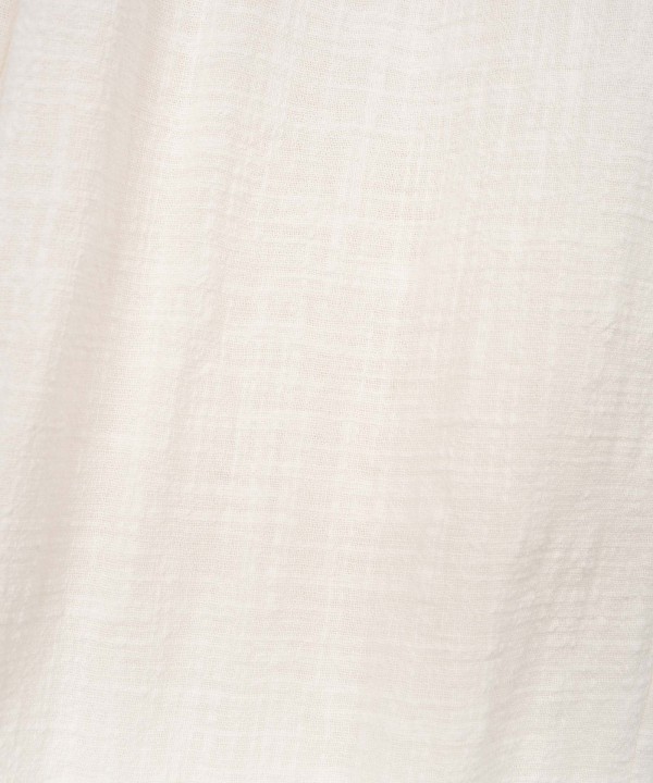 Pantaloni in tessuto di cotone biologico con cintura elastica