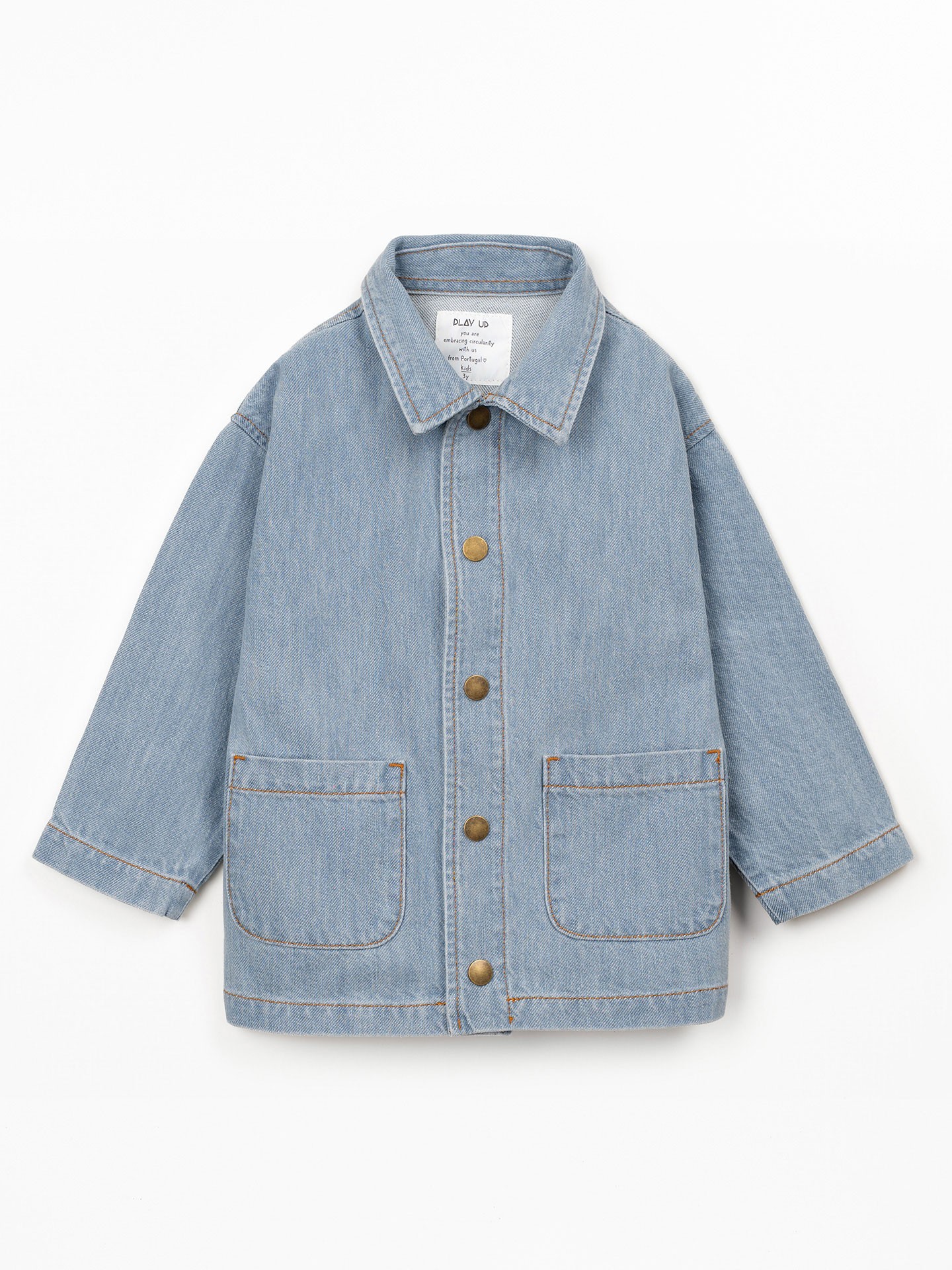 Veste en jean avec col
