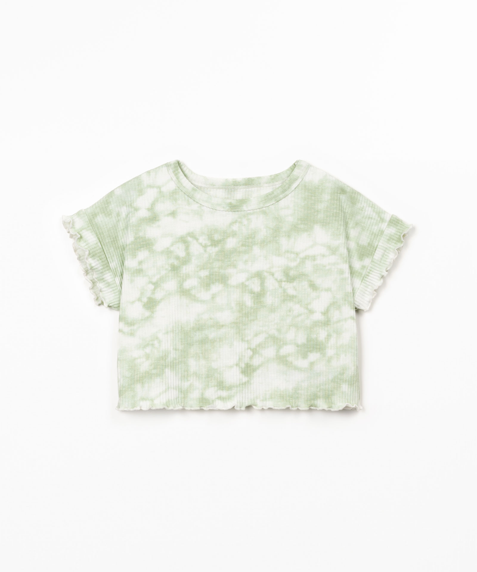 PRINTED RIB T-SHIRT