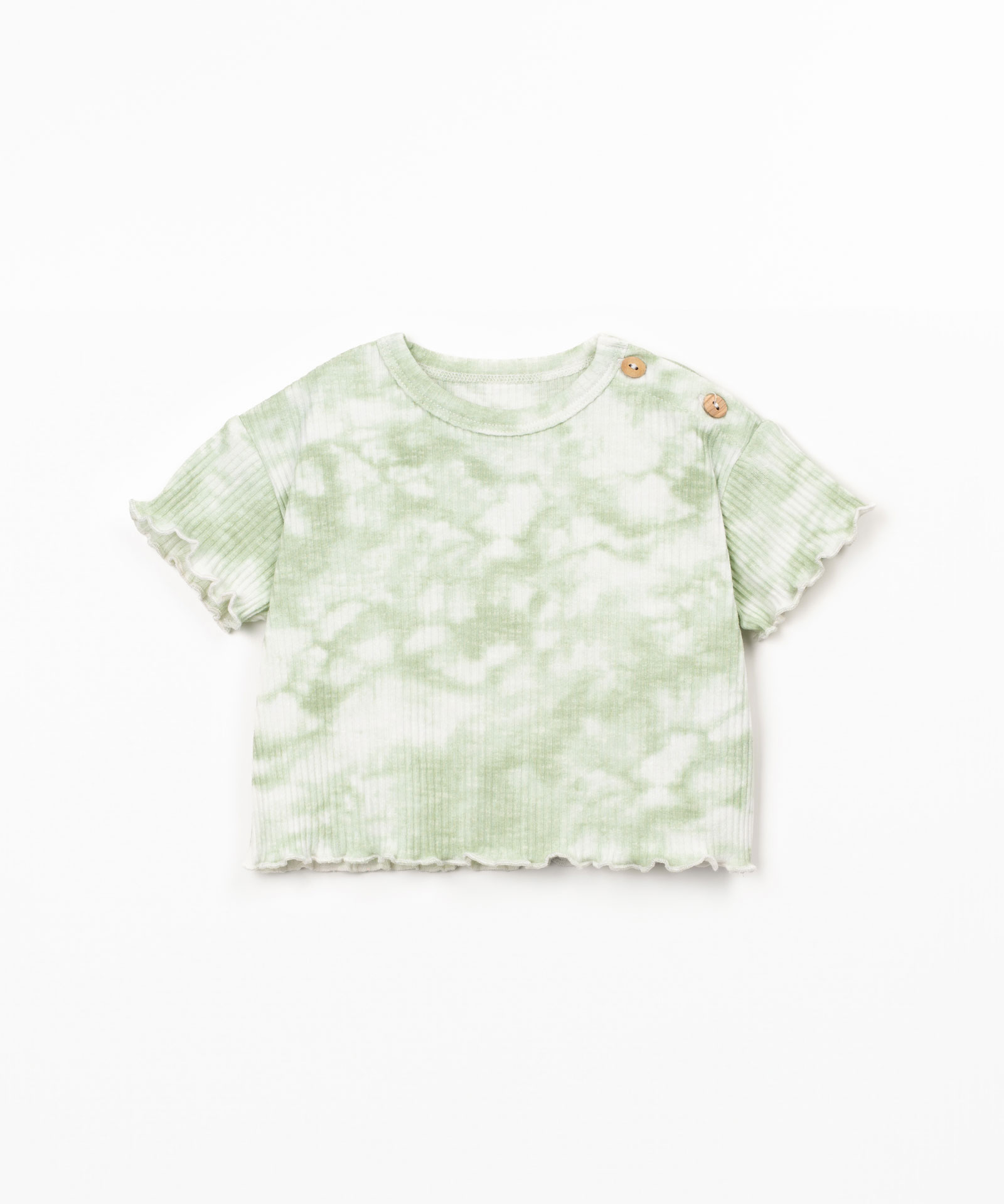 PRINTED RIB T-SHIRT