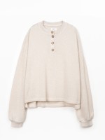Pull en maille avec fibres naturelles