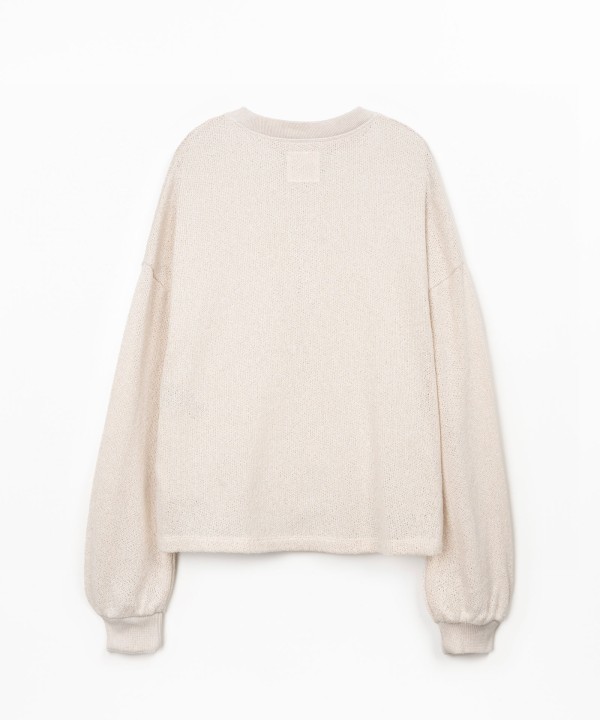 Jersey de punto con fibras naturales