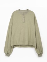 Maglione in maglia con fibre naturali Maglione in maglia con fibre naturali