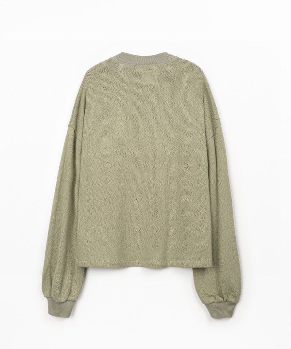 Jersey de punto con fibras naturales