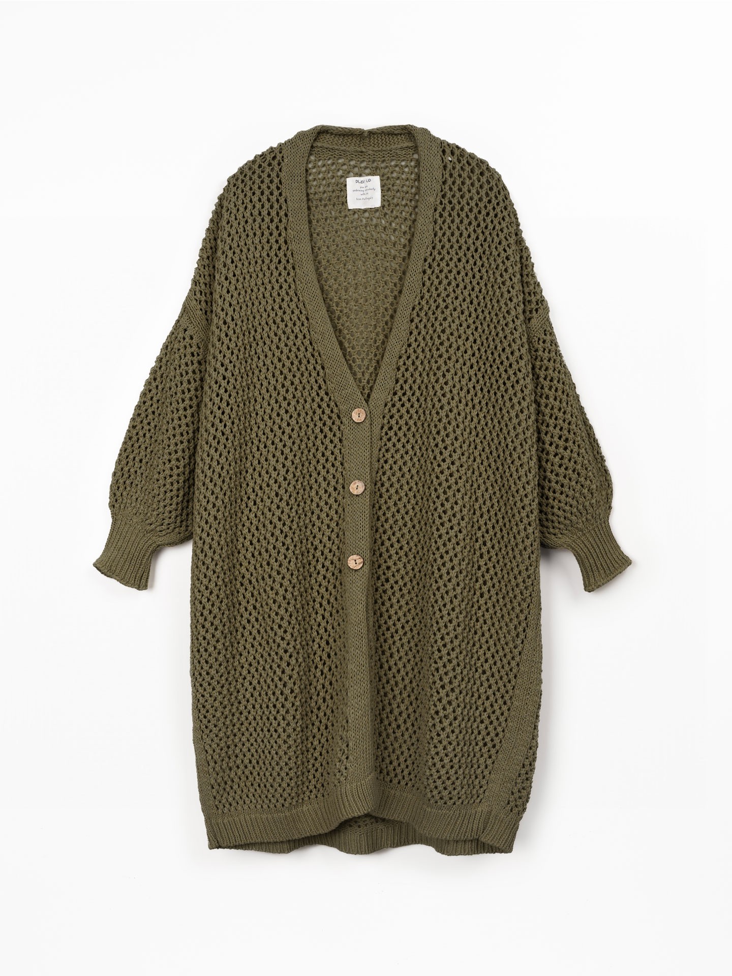 Giacca in maglia con scollo a V