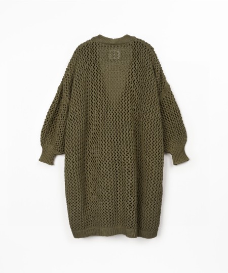Giacca in maglia con scollo a V