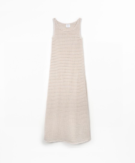 Vestido de punto con algodón reciclado