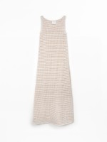 Vestido de malha com algodão reciclado Vestido de malha com algodão reciclado