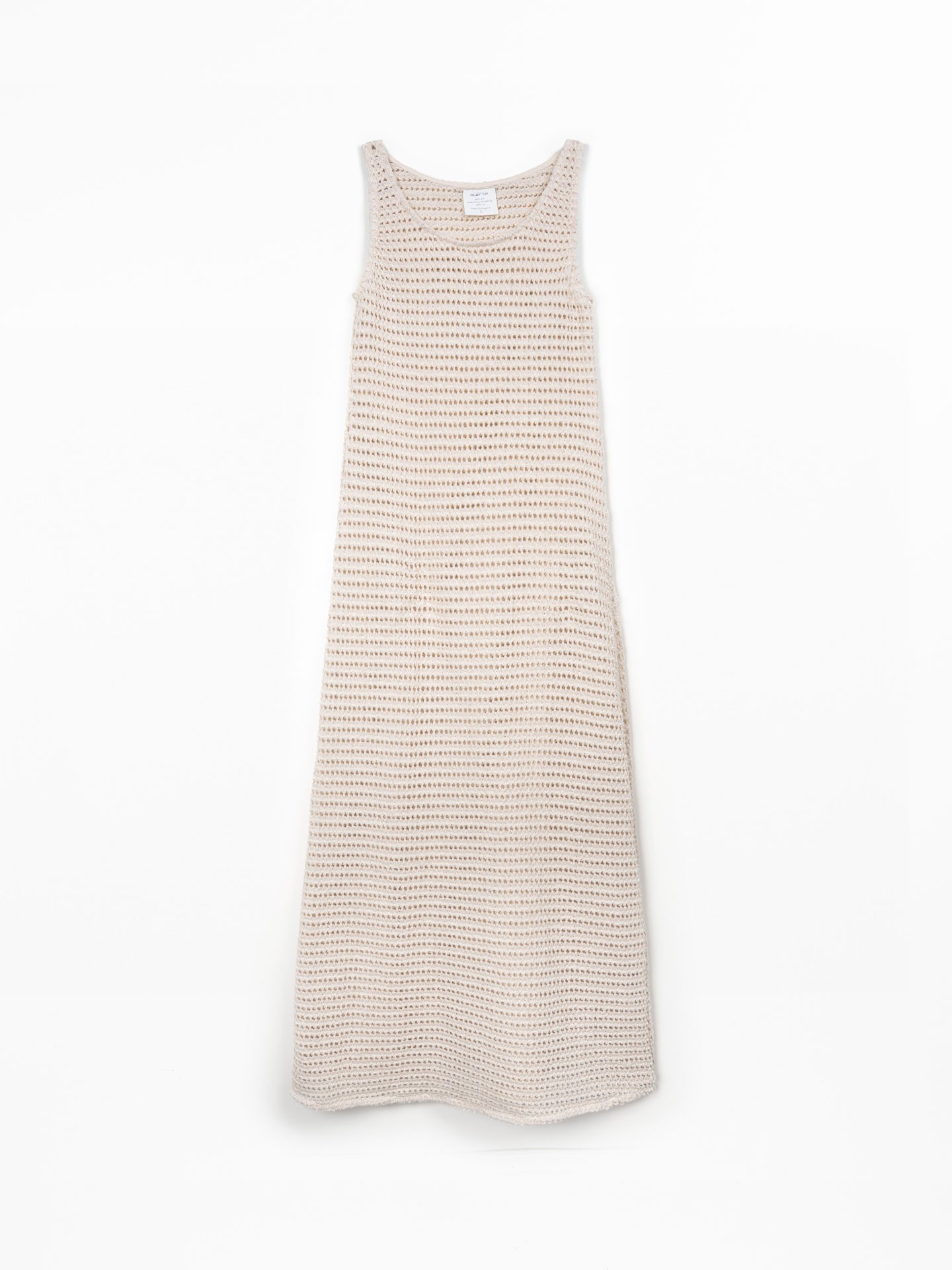 Vestido de malha com algodão reciclado
