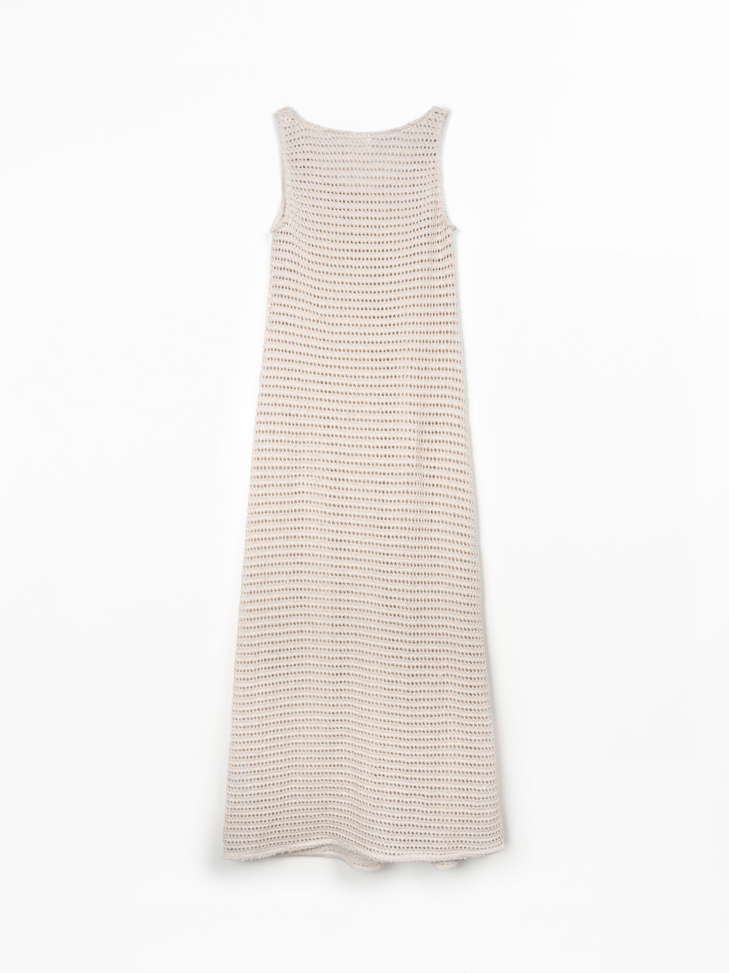 Vestido de malha com algodão reciclado