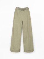 Pantaloni in maglina di cotone riciclato