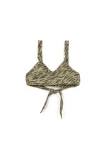 Top bikini con stampa Top bikini con stampa