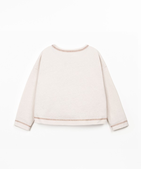 Camisola mistura de fibras recicladas