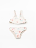 Bikini imprimé en coton biologique Bikini imprimé en coton biologique