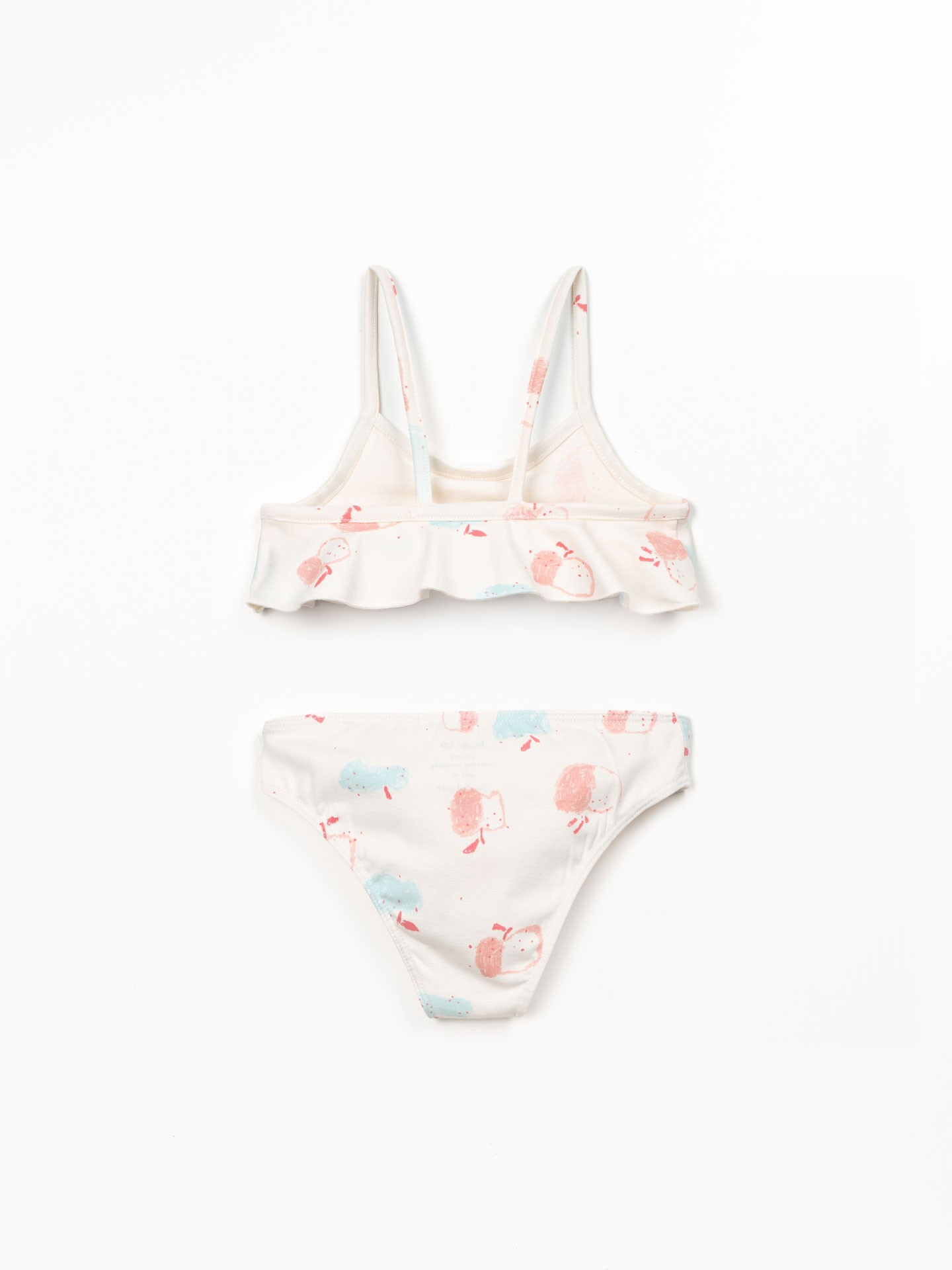 Bikini imprimé en coton biologique