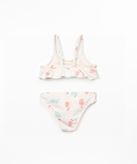 Bikini imprimé en coton biologique