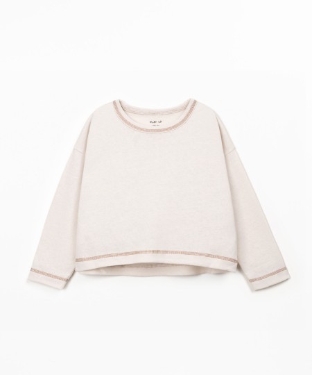Camisola mistura de fibras recicladas