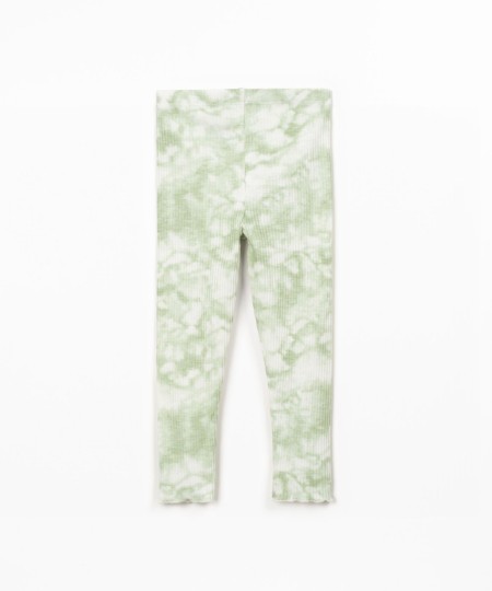 Leggings con estampado tie dye