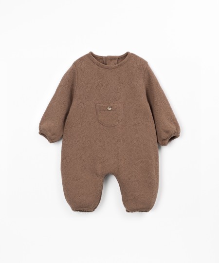 Jumpsuit with a mixture of cotton and recycled cotton