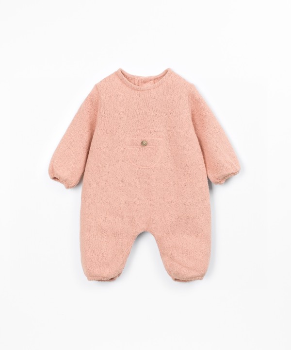 Jumpsuit with a mixture of cotton and recycled cotton