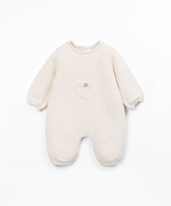 Jumpsuit with a mixture of cotton and recycled cotton
