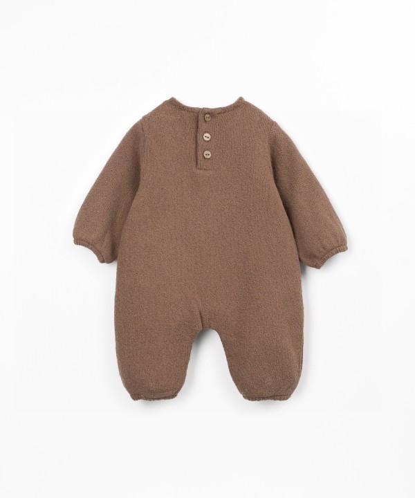 Jumpsuit with a mixture of cotton and recycled cotton