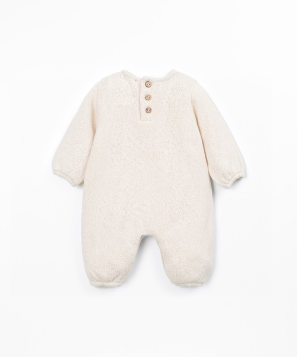 Jumpsuit with a mixture of cotton and recycled cotton