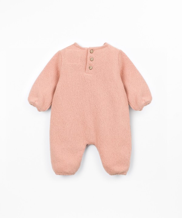Jumpsuit with a mixture of cotton and recycled cotton