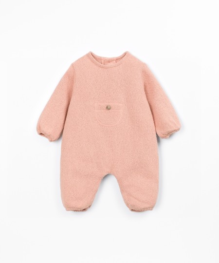 Jumpsuit with a mixture of cotton and recycled cotton