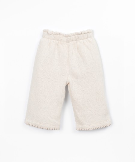 Pantalon en maille avec ceinture élastique