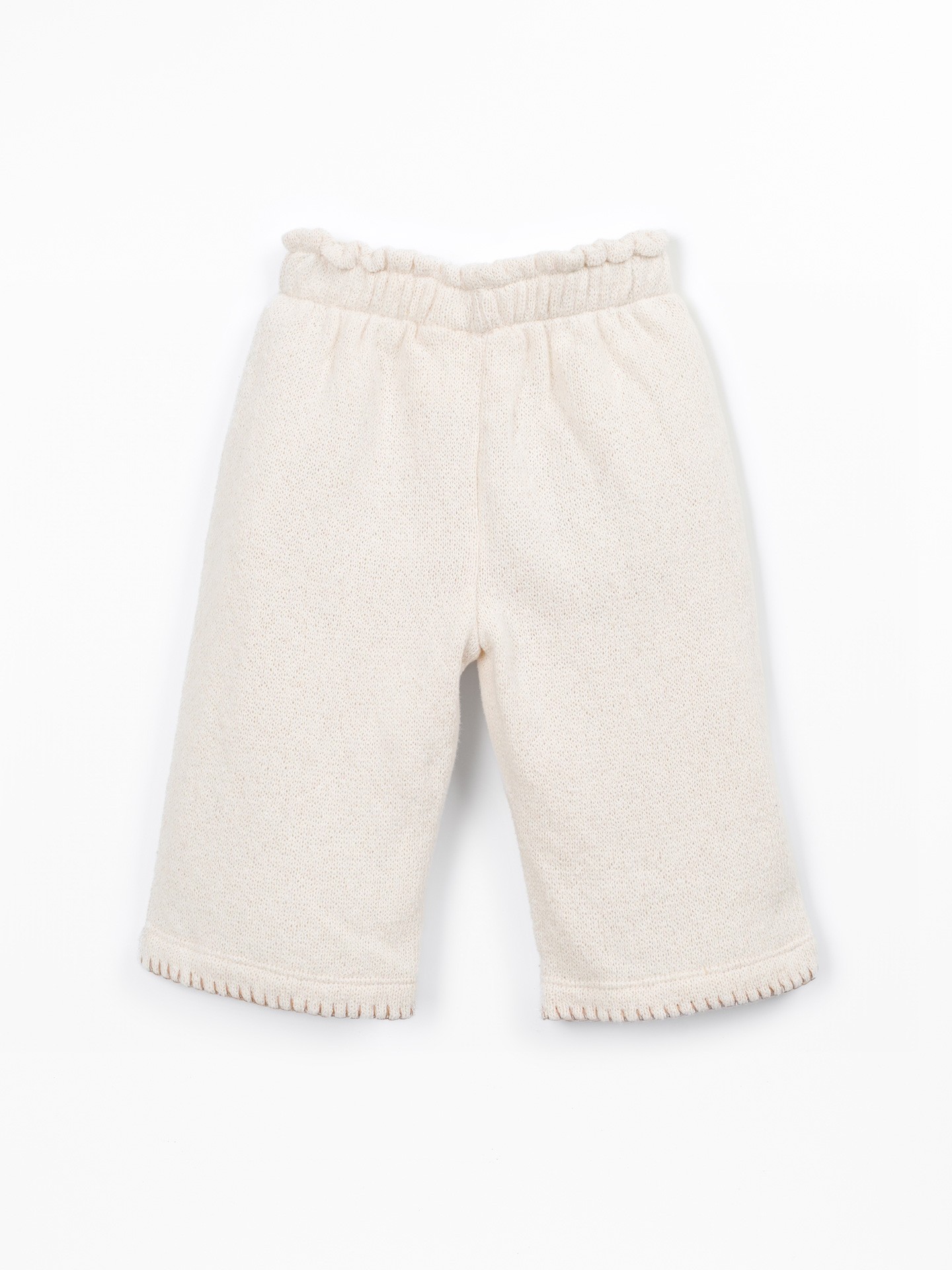 Pantalon en maille avec ceinture élastique