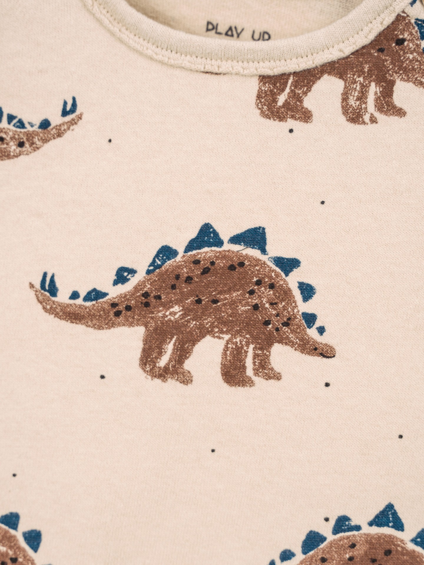 Camisola de malha com estampado de dinossauros