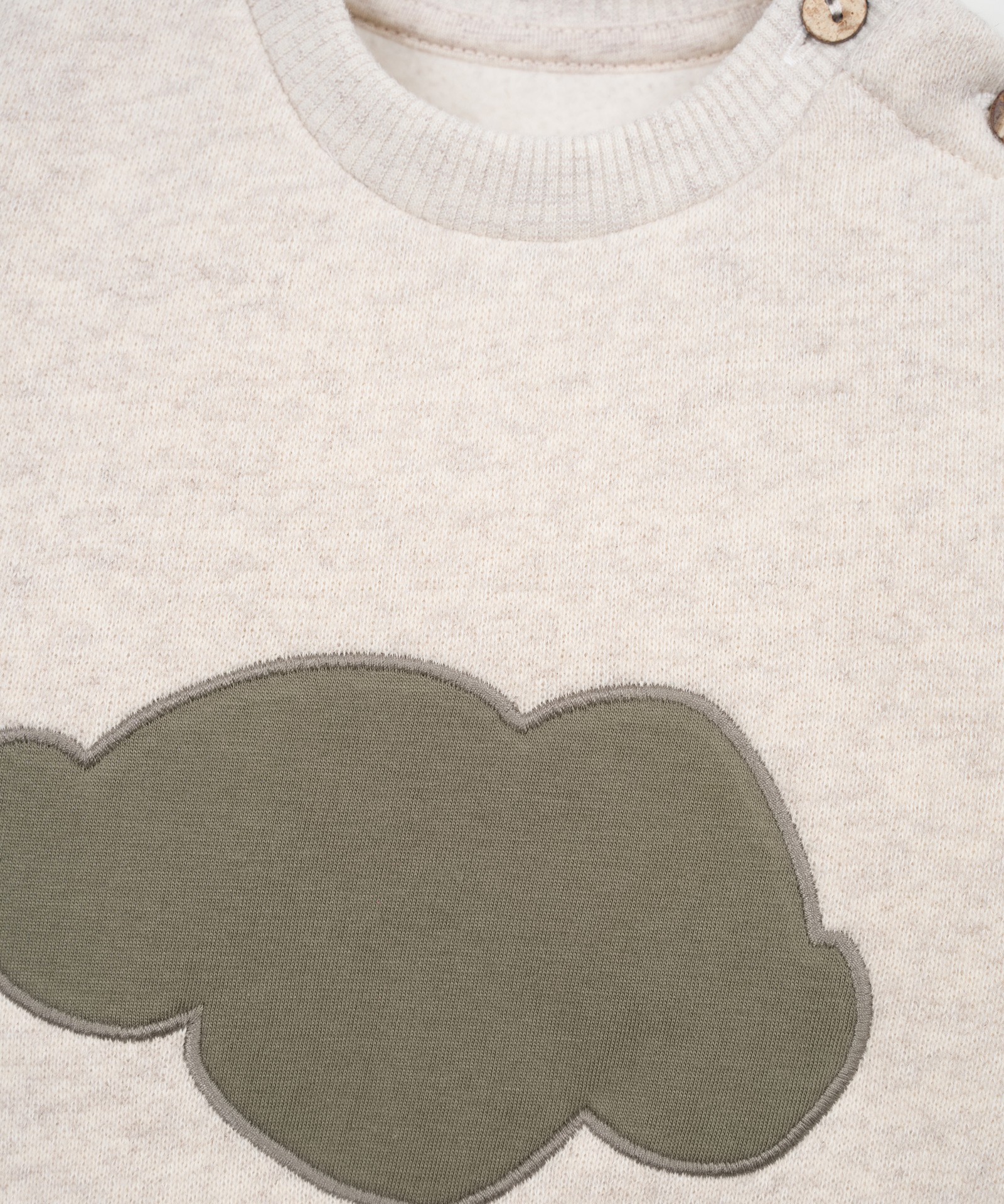 Tuta in maglia con disegno sul davanti