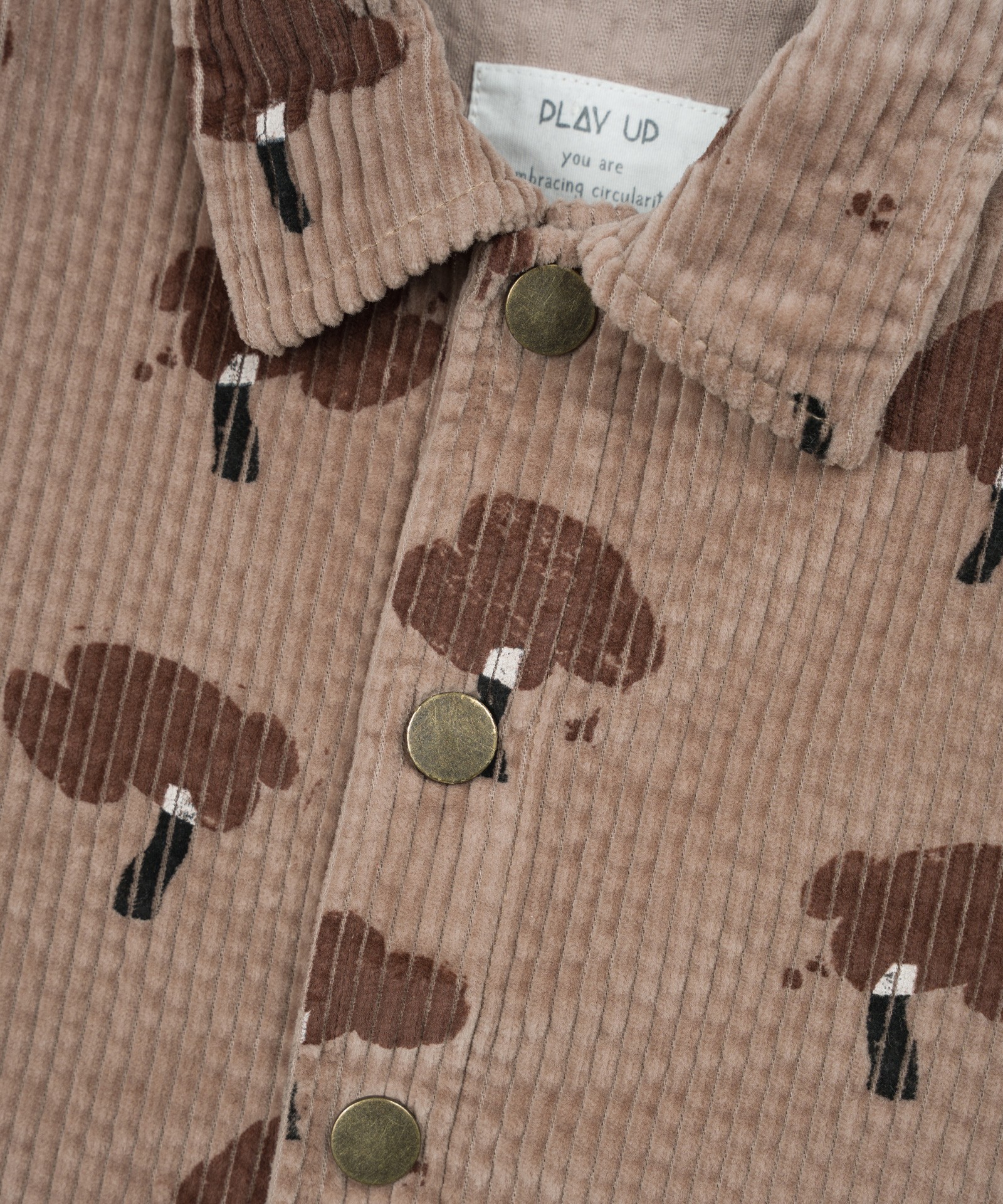 Camicia di velluto a coste in cotone