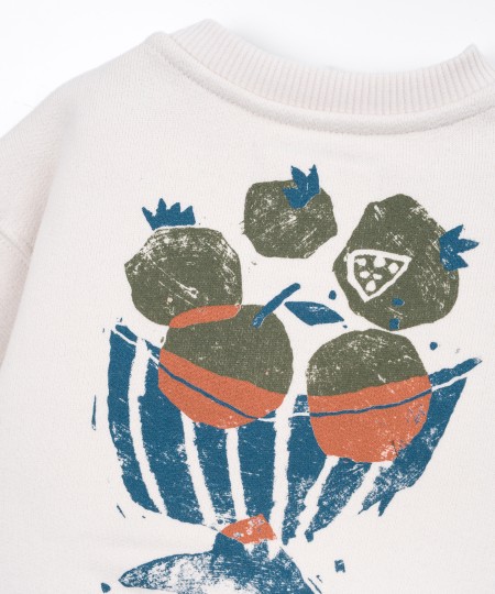 Maglia con cardatura interna