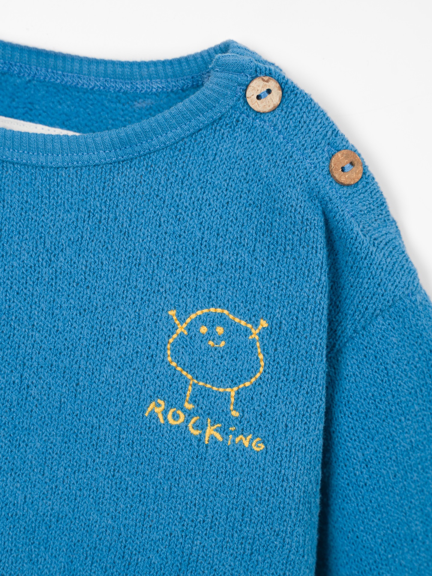 Knit Sweater with Recycled Cotton