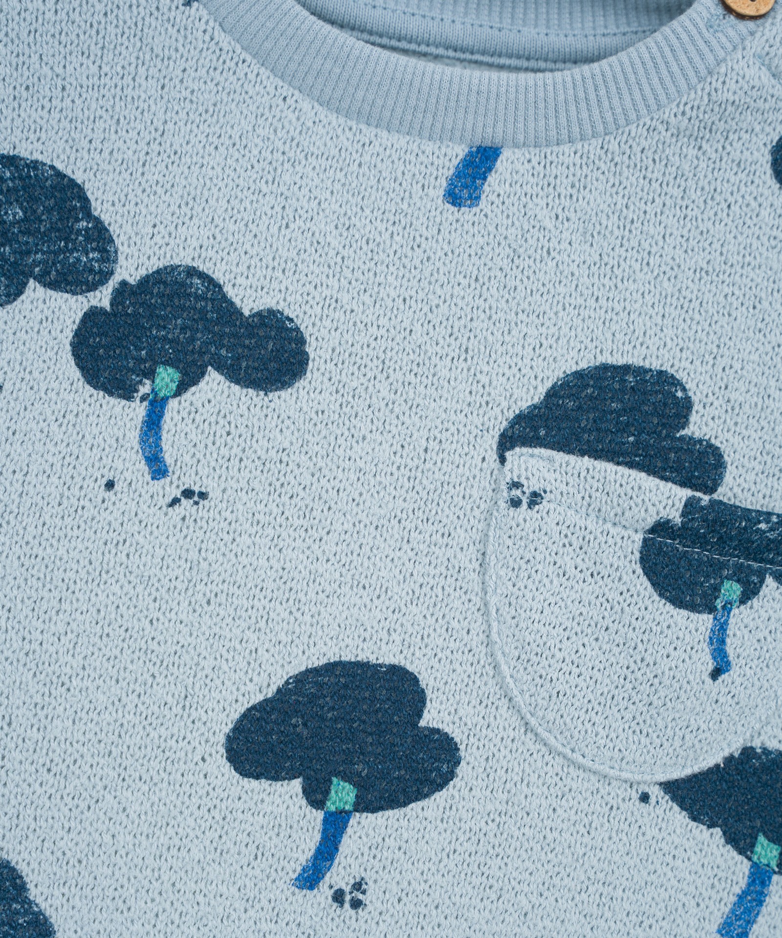 Maglia con motivo di alberi