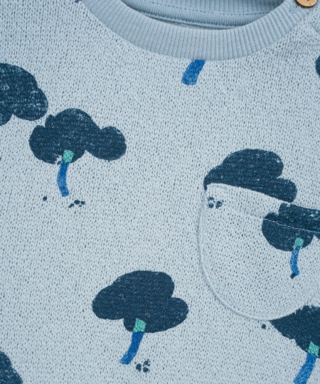 Maglia con motivo di alberi