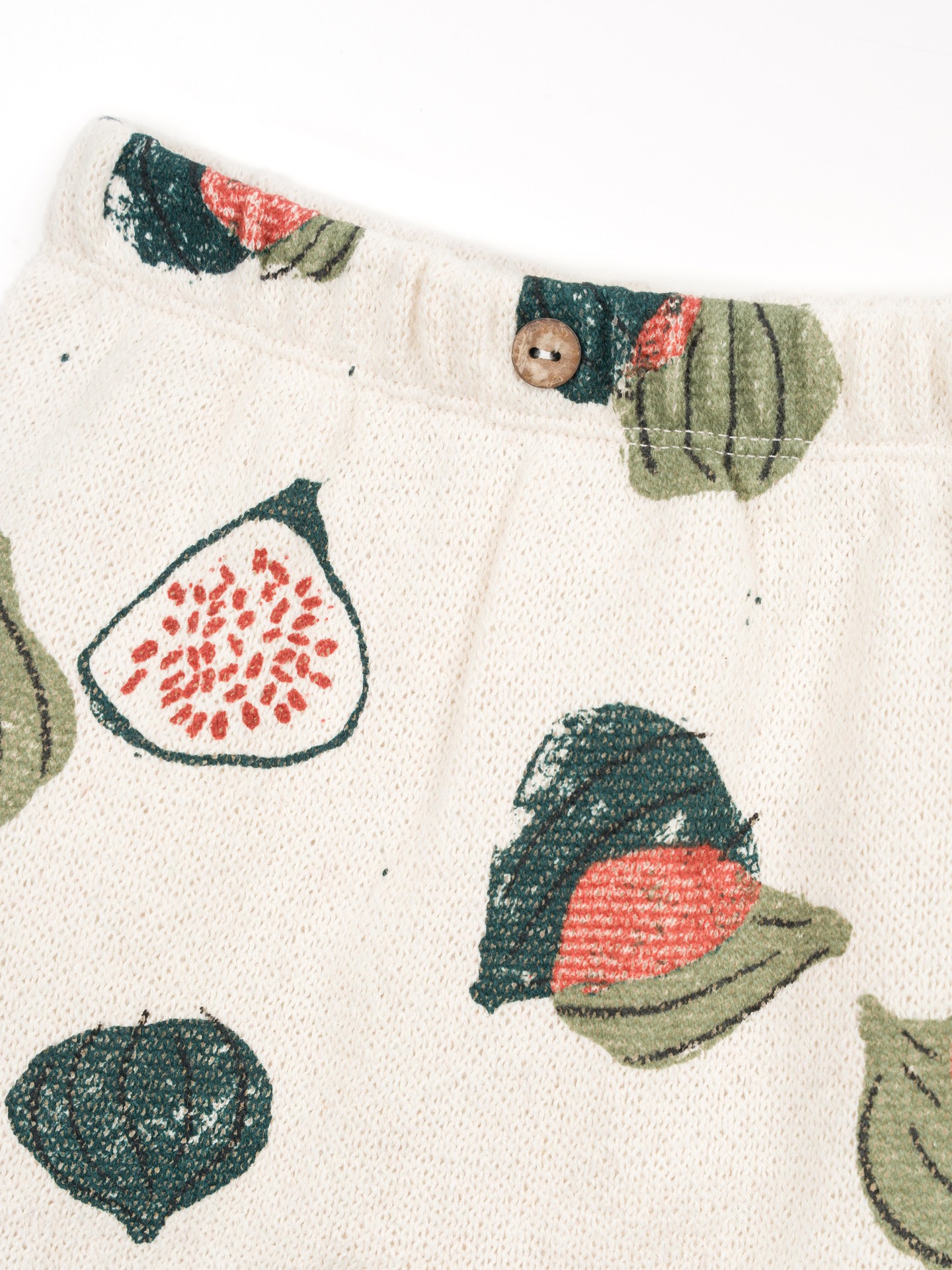 Jersey trousers with print