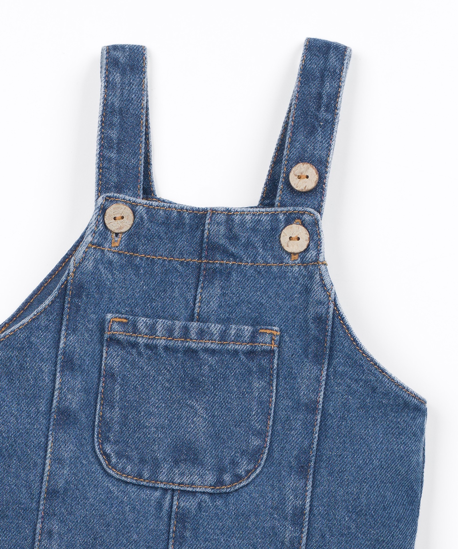 Combinaison en denim avec poche