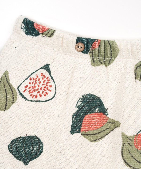 Jersey trousers with print