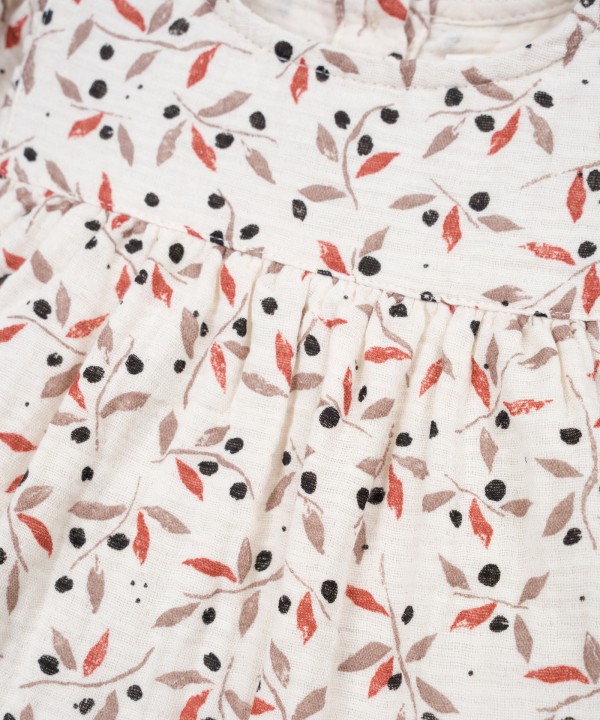 Cotton fabric tunic