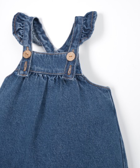 Vestido vaquero de algodón