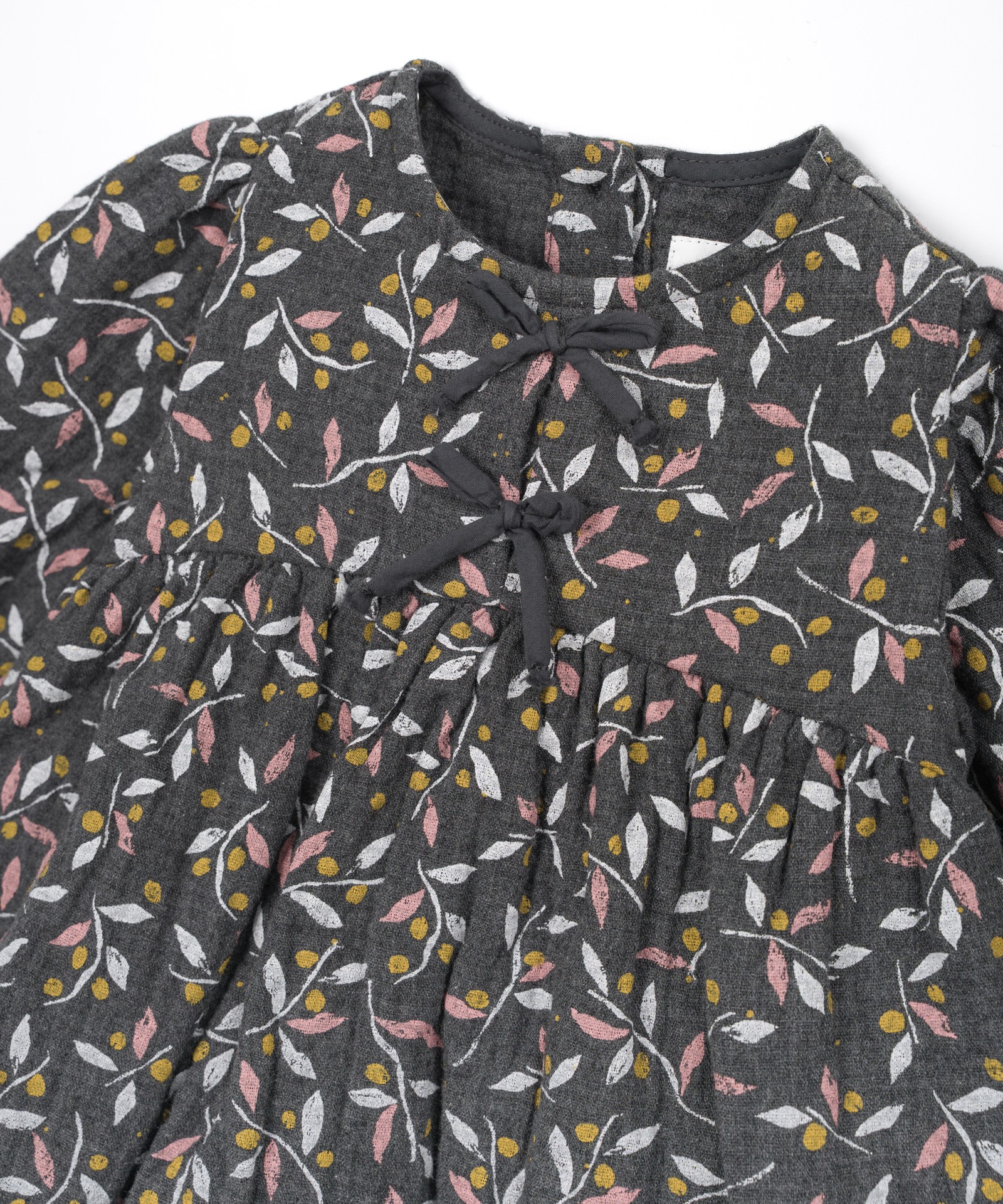 Vestido de tecido com estampado