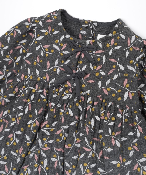 Printed fabric dress