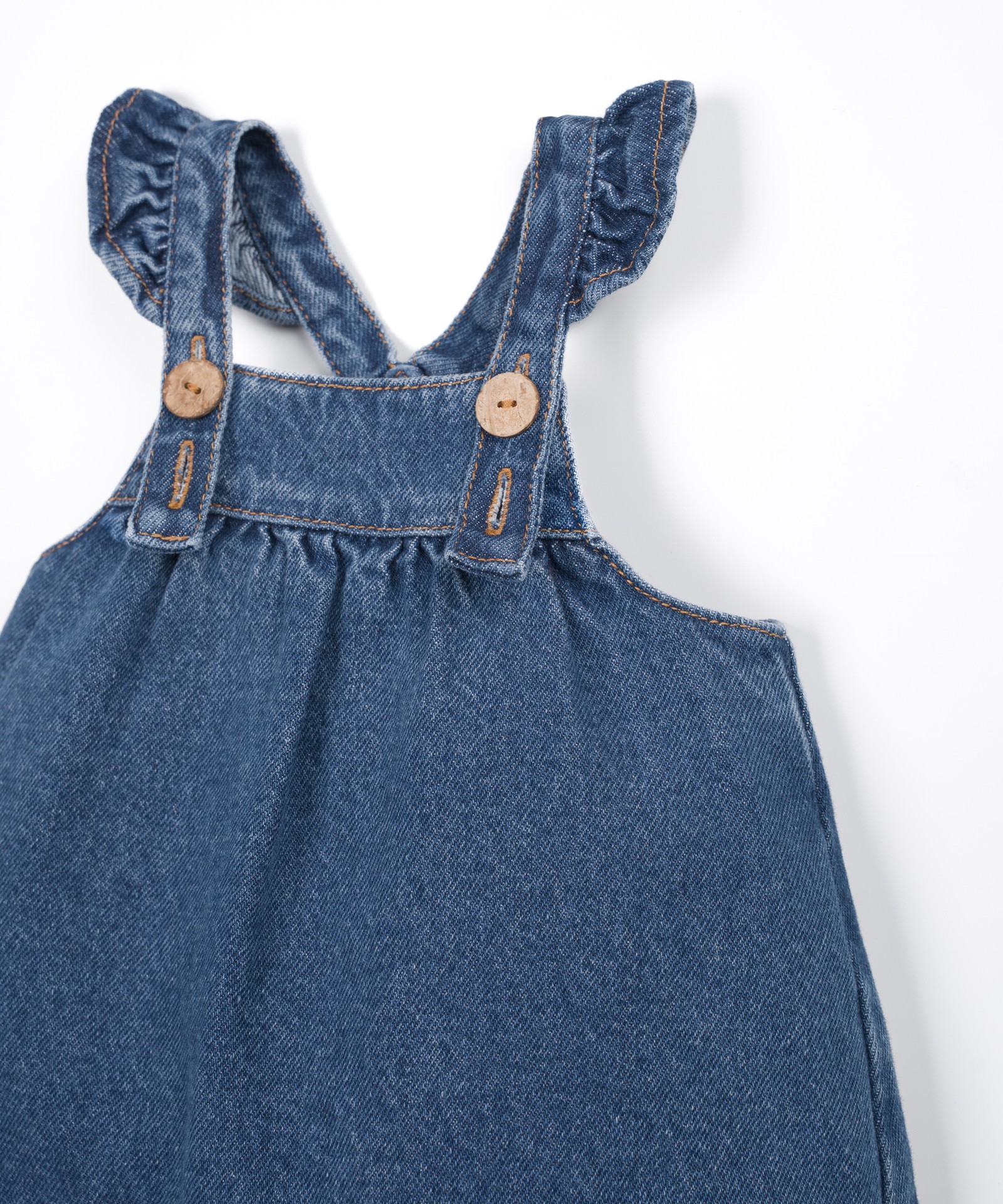 Vestido vaquero de algodón